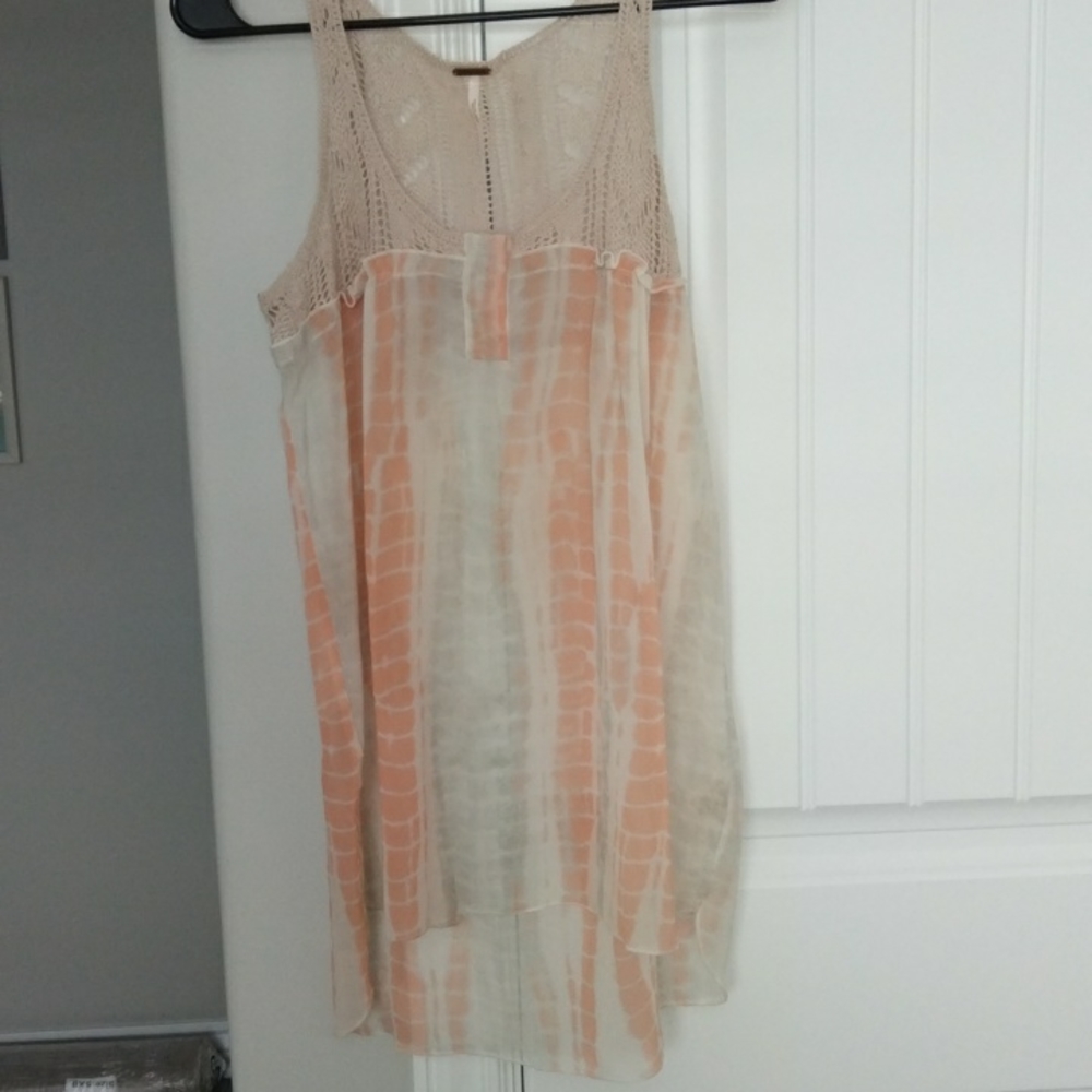 Free People Tank Top with Crochet